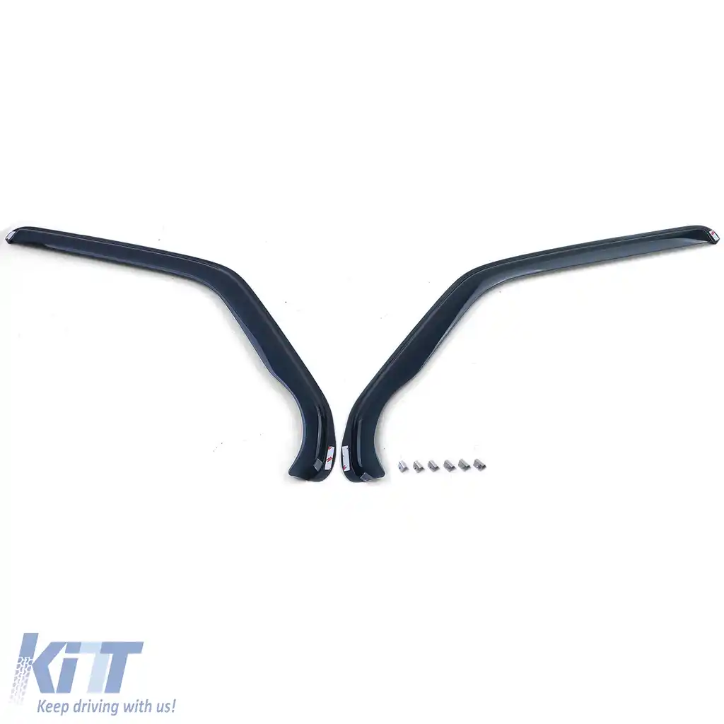 Deflector de vânt, deflector de ploaie, protecție împotriva vântului, negru fum pentru VW T4 bus transporter-image-6192359