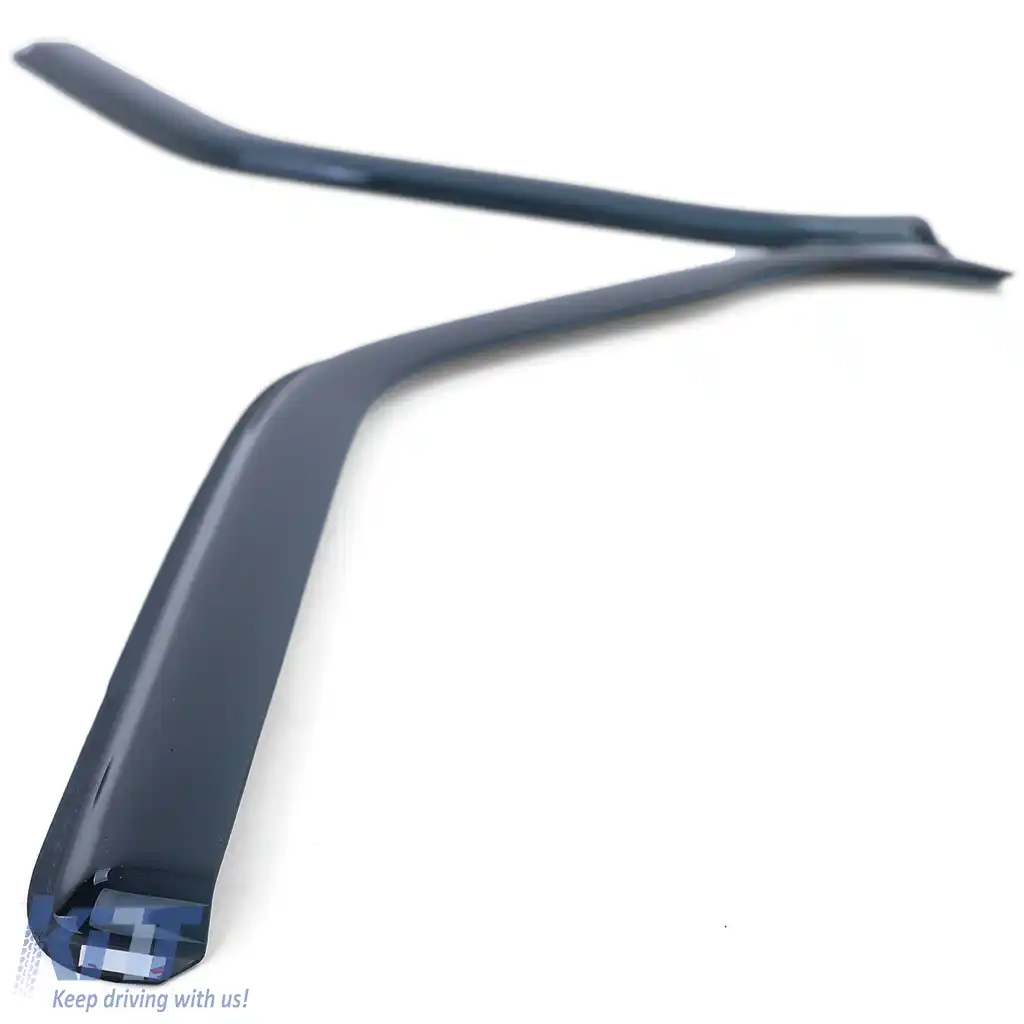 Deflector de vânt, deflector de ploaie, protecție împotriva vântului, negru fum pentru VW T4 bus transporter-image-6192362