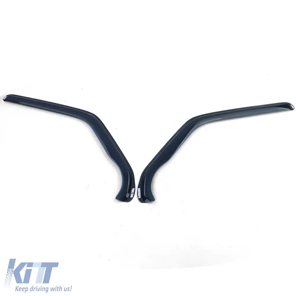 Deflector de vânt, deflector de ploaie, protecție împotriva vântului, negru fum pentru VW T4 bus transporter-image-6192367