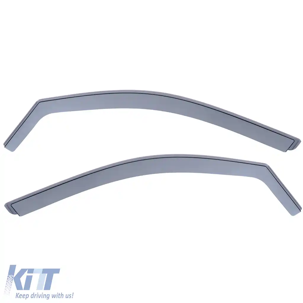 Deflector de vânt, deflector de ploaie, protecție împotriva vântului, negru fum pentru VW T-Cross 2018-2023-image-6193583