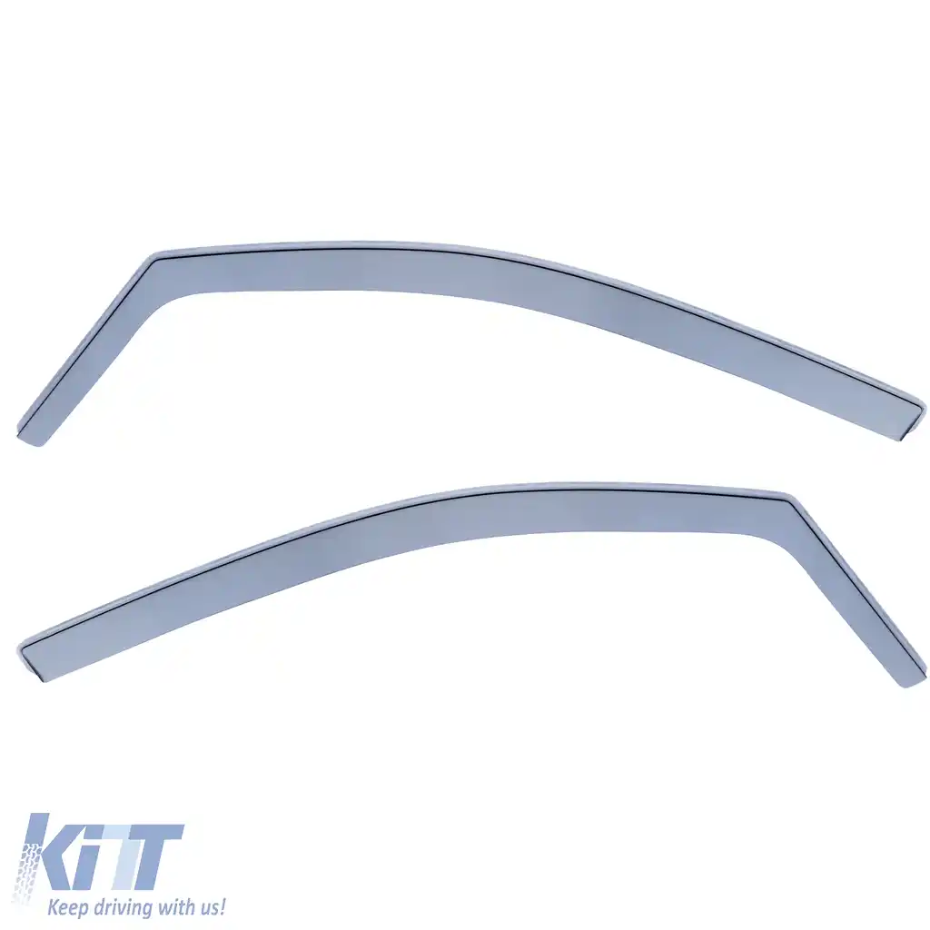 Deflector de vânt, deflector de ploaie, protecție împotriva vântului, negru fum pentru VW Up! din 11, 5 uși-image-6201354