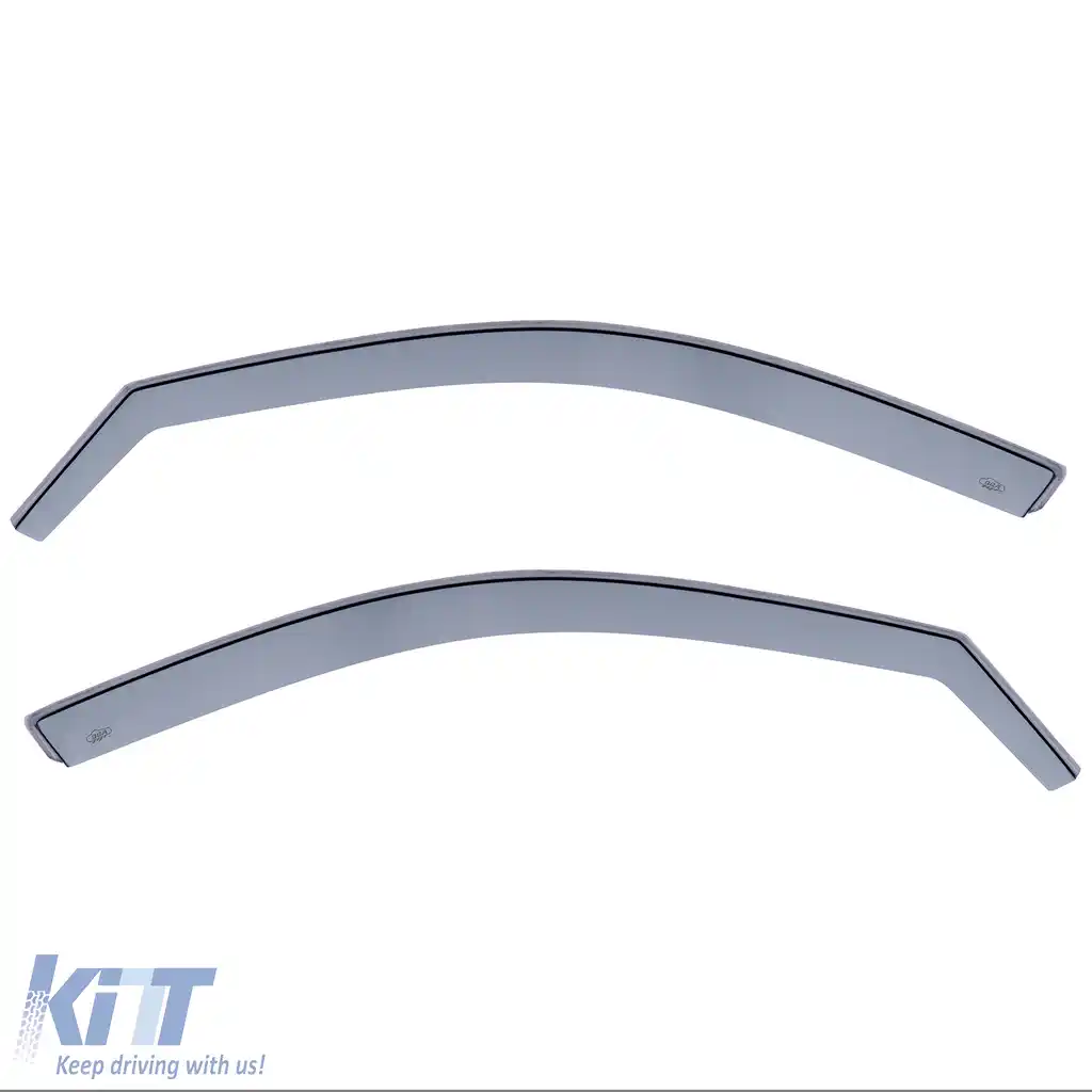 Deflector de vânt, deflector de ploaie, protecție împotriva vântului, negru fum pentru VW Golf 4 97-06 5 uși-image-6207322