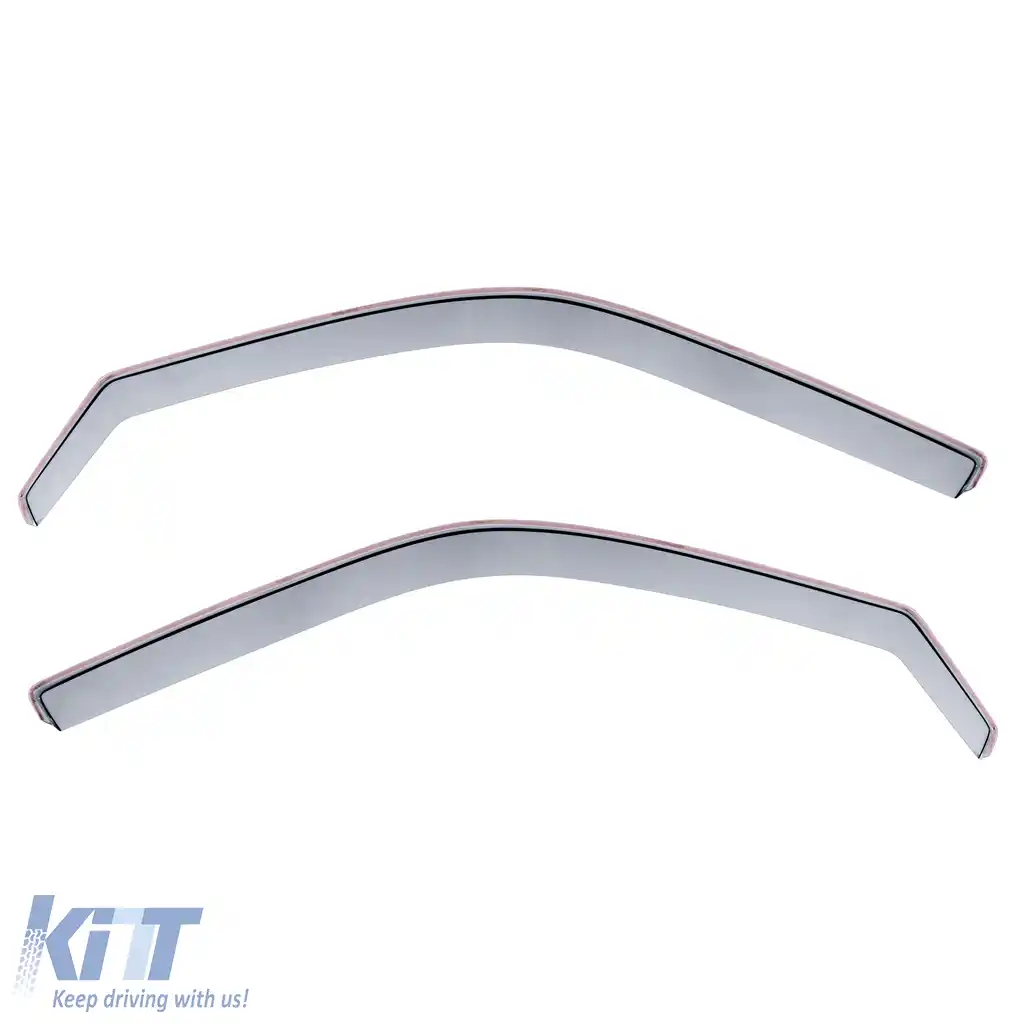 Deflector de vânt, deflector de ploaie, protecție împotriva vântului, transparent, potrivit pentru VW T5 Bus Transporter 03-15-image-6209629