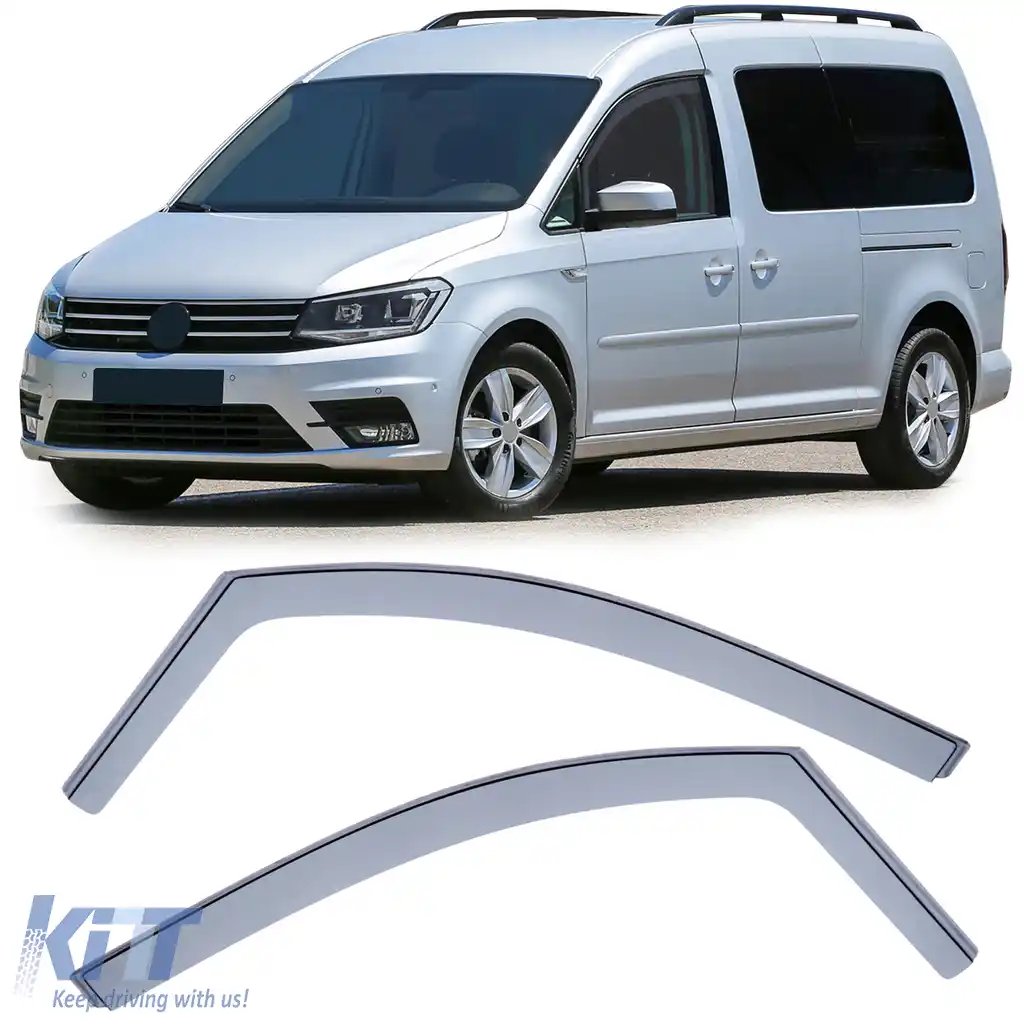 image-54-Deflector de vânt, deflector de ploaie, protecție împotriva vântului, negru fum pentru VW Caddy 4 SA din 15