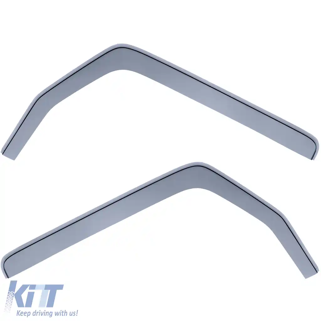 Deflector de vânt, protecție împotriva ploii, parbriz fumuriu negru, potrivit pentru Jeep Wrangler JK 07-18-image-6201330