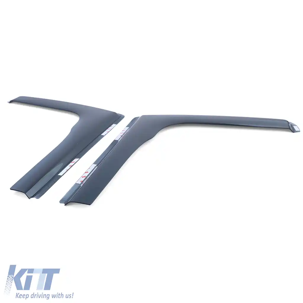 Deflector de vânt, protecție împotriva ploii, protecție împotriva vântului fumurie, potrivit pentru Ford Tourneo Transit Custom 12-23-image-6202964