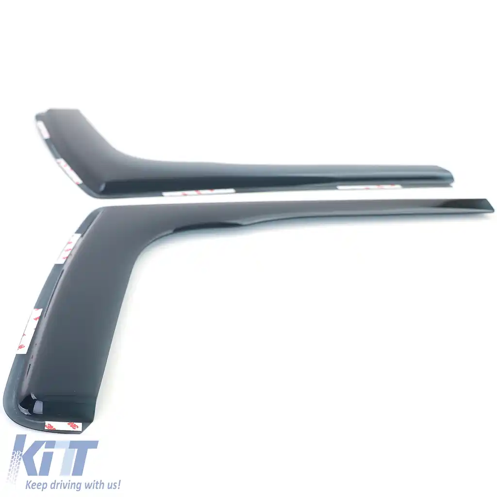 Deflector de vânt, protecție împotriva ploii, protecție împotriva vântului fumurie, potrivit pentru Ford Tourneo Transit Custom 12-23-image-6202966