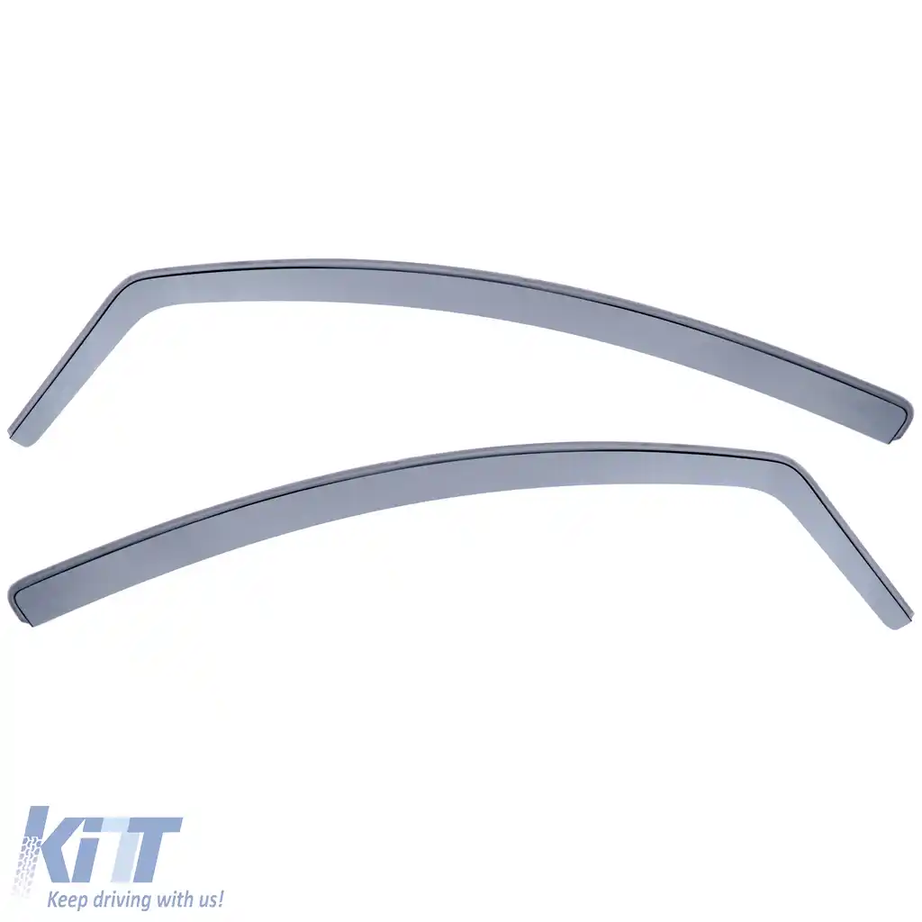 Deflector de vânt protecție împotriva ploii fum negru pentru Opel Corsa D 06-14 E 14-19 3-uși-image-6203899