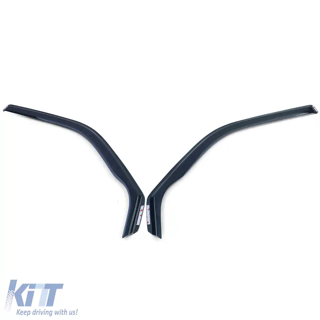 Deflector de vânt, protecție împotriva ploii, protecție împotriva vântului, negru fum pentru VW Bus T5 T6 din 03-image-6203972