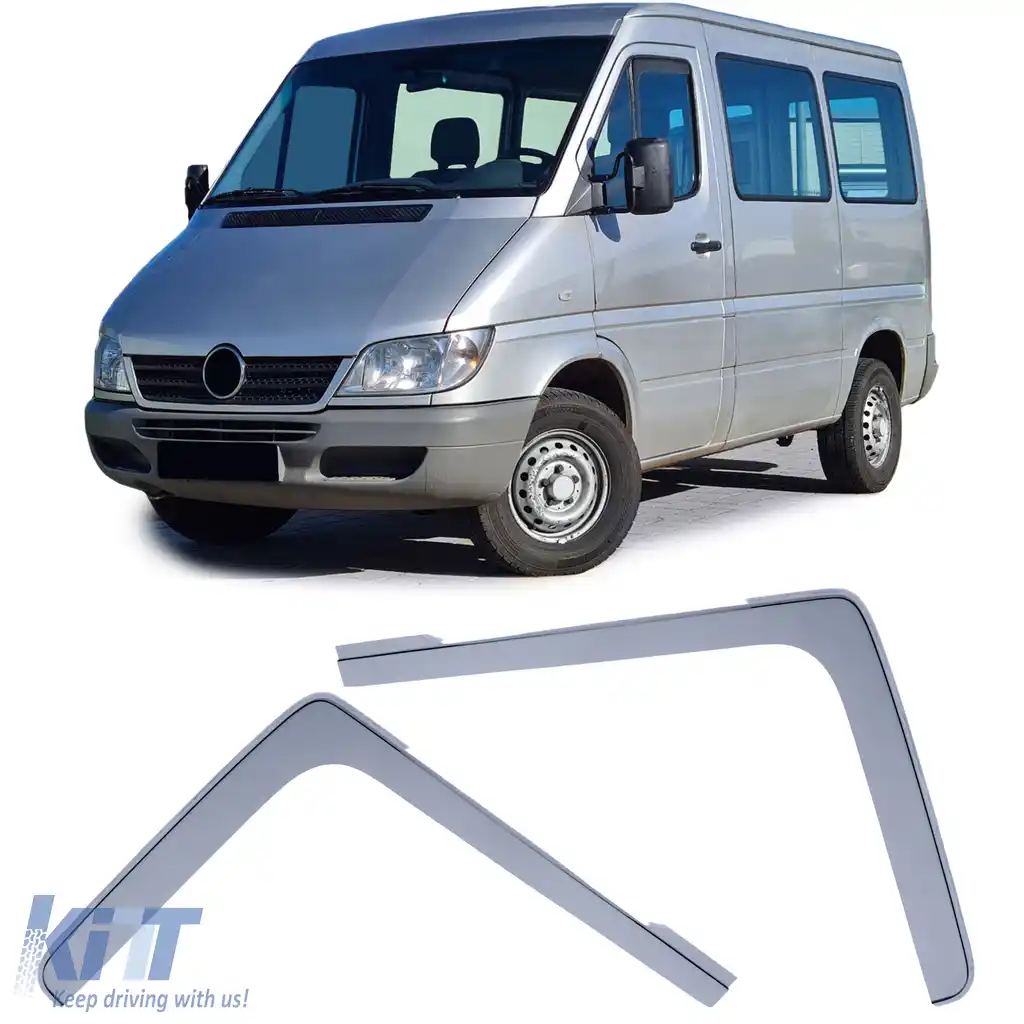 Deflector de vânt, protecție împotriva ploii, negru, potrivit pentru Mercedes Sprinter W901 - W905 1995-2005