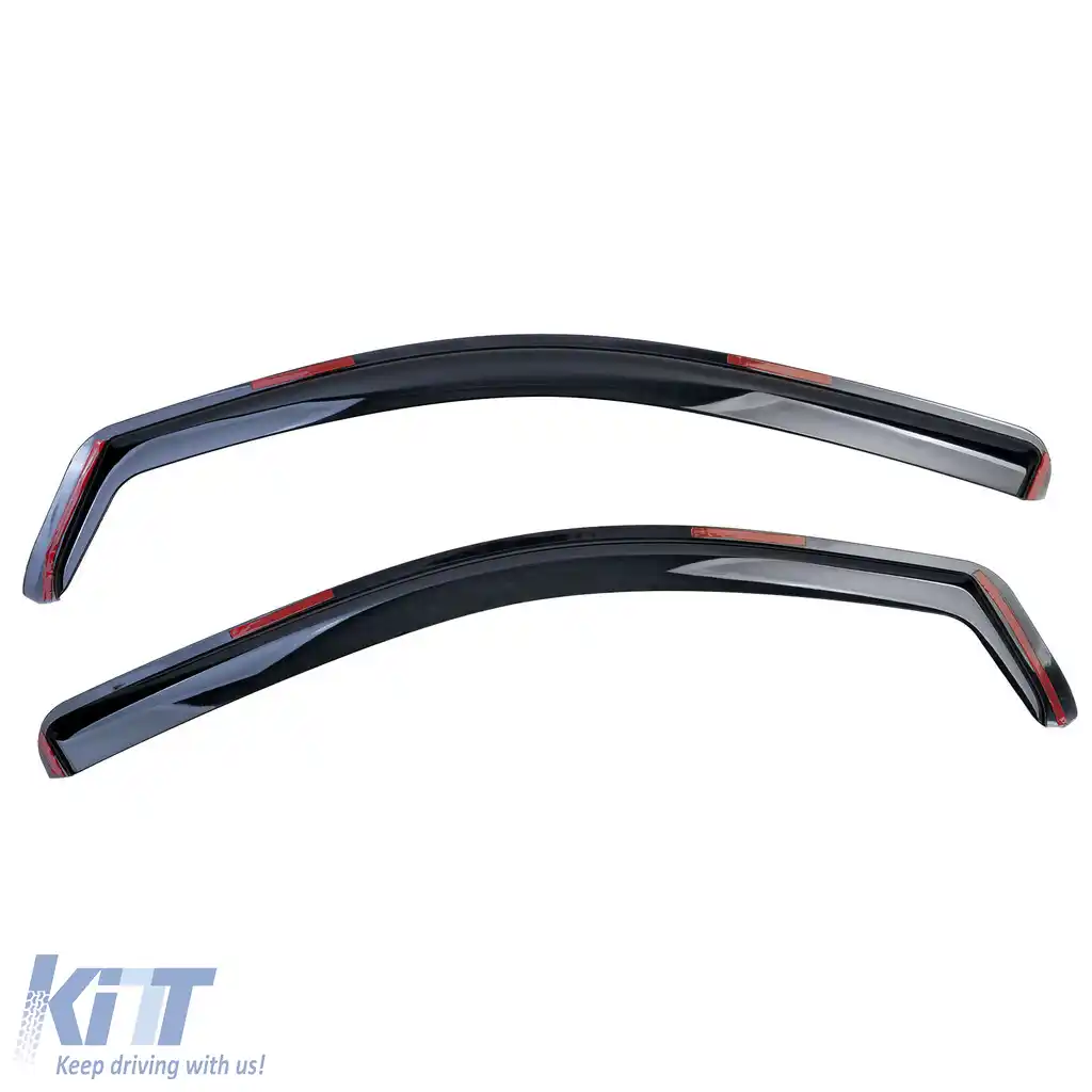 Deflector de vânt, protecție împotriva ploii, negru, potrivit pentru Ford Tourneo Transit Custom din 2023-image-6208910