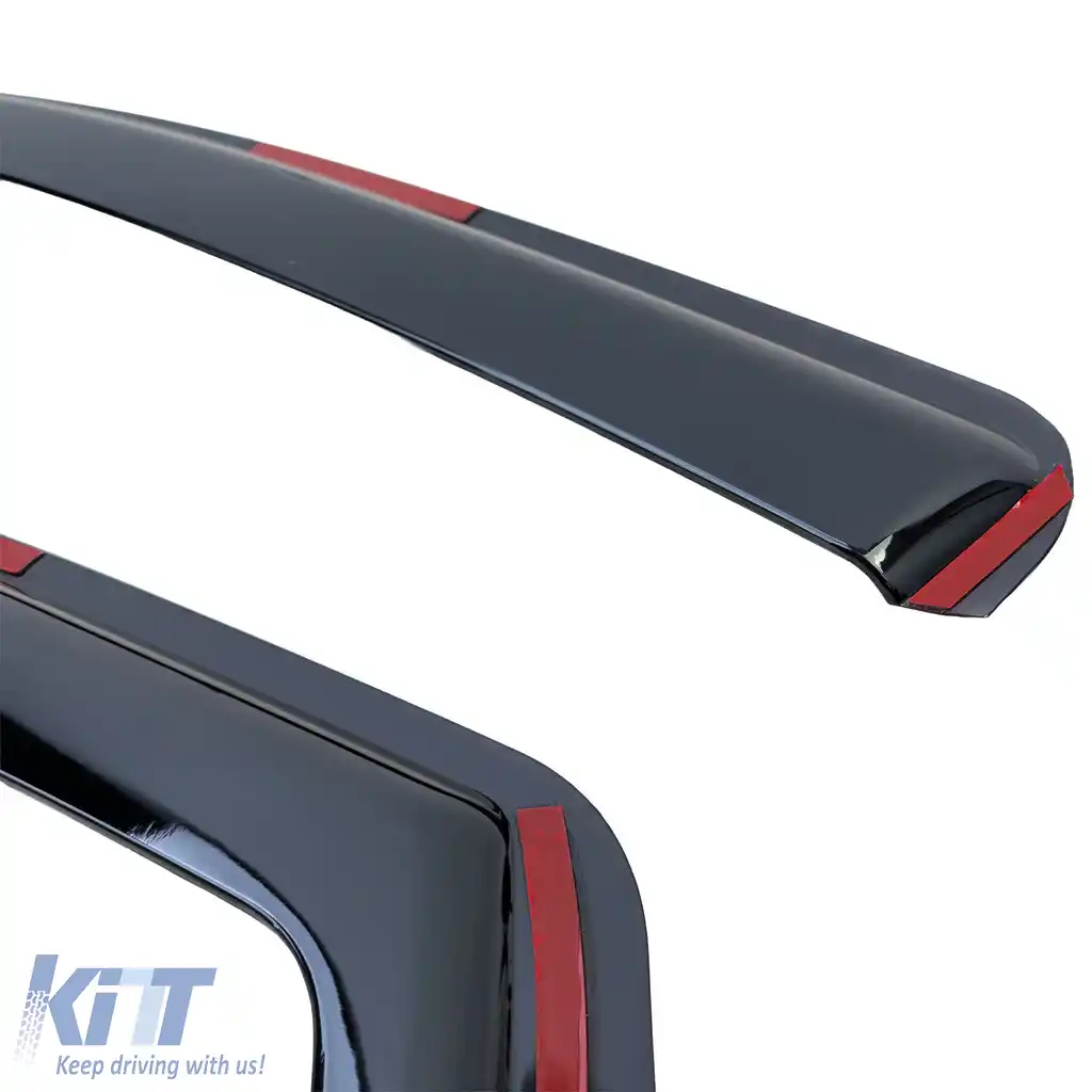 Deflector de vânt, protecție împotriva ploii, negru, potrivit pentru Ford Tourneo Transit Custom din 2023-image-6208914