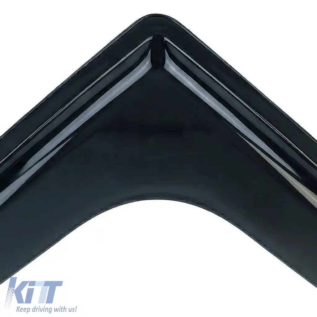 Deflector de vânt, protecție împotriva ploii, 2 piese, negru fumuriu, potrivit pentru Fiat Ducato din 2006-image-6258882