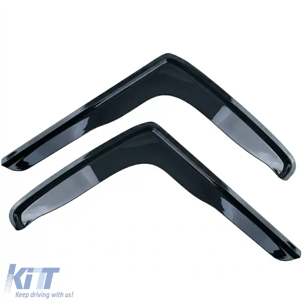Deflector de vânt, protecție împotriva ploii, 2 piese, negru, potrivit pentru Mercedes Sprinter 906 06-18-image-6259058