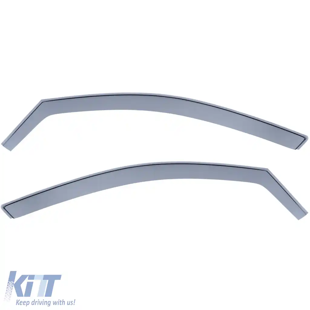 Deflector de vânt, protecție împotriva ploii, protecție împotriva vântului, fum negru, potrivit pentru Audi A4 8K B8 07-15-image-6277136
