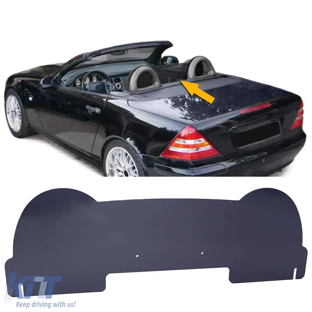 image-19-Deflector de vânt windschott din sticlă acrilică fumurie, potrivit pentru Mercedes SLK R170 96-04