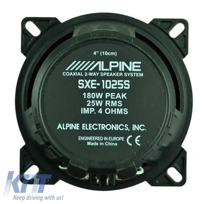 Difuzoare auto Alpine SXE-1025S Component 4''/10cm 180w vârf 25w RMS 2 căi 2 buc.-image-6316711