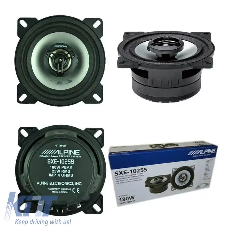 Difuzoare auto Alpine SXE-1025S Component 4''/10cm 180w vârf 25w RMS 2 căi 2 buc.-image-6316712