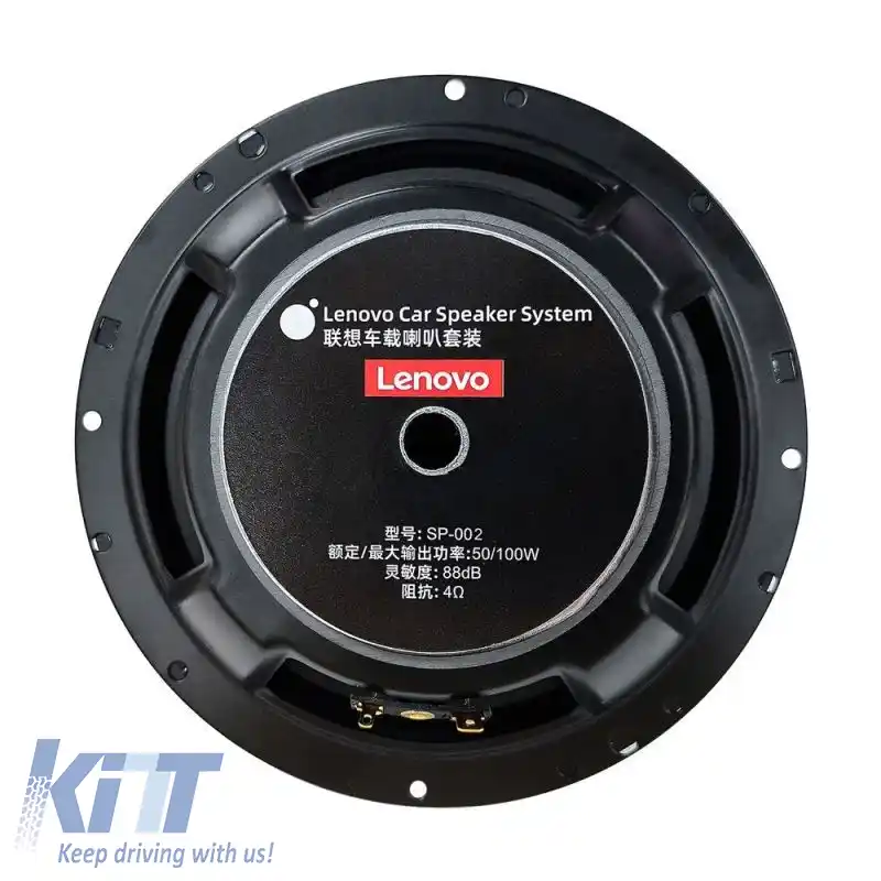 Difuzoare auto Lenovo SP-002A Coaxial 2 Way 6.5''/16.5cm 50Watt Rms/100 Watt Max. 2 bucăți-image-6320361