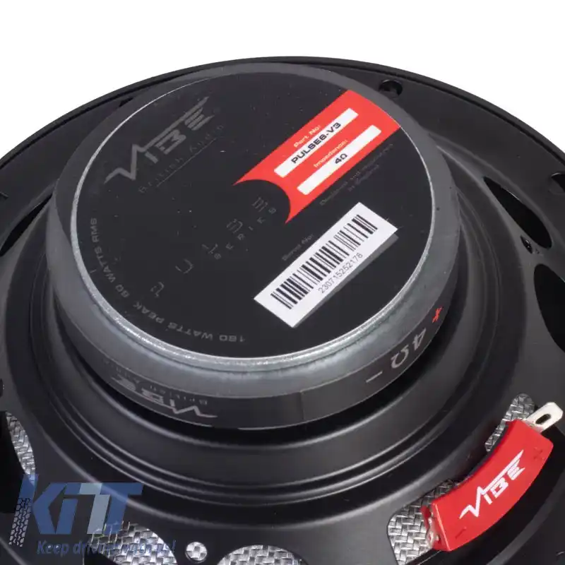 Difuzoare auto Vibe Pulse 6-V3 6.5''/16.5cm 180w vârf 60w RMS 2 căi pereche 2 bucăți-image-6301285