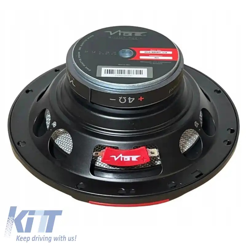 Difuzoare auto Vibe Pulse 6C-V3 Component 6.5''/16.5cm 240w vârf 80w RMS set 2 căi 6 bucăți-image-6329222