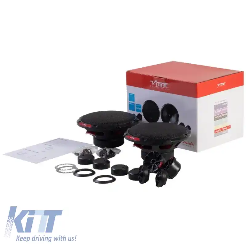 Difuzoare auto Vibe Slick 6C-V7 Component 6.5''/16.5cm 270w vârf 90w RMS set 2 căi 4 buc.-image-6323377