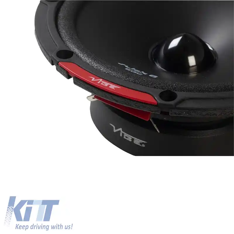 Difuzoare auto Vibe Slick 6SQC-V9 Component 6.5''/16.5cm 300w vârf 100w RMS set 2 căi 6 piese-image-6301248