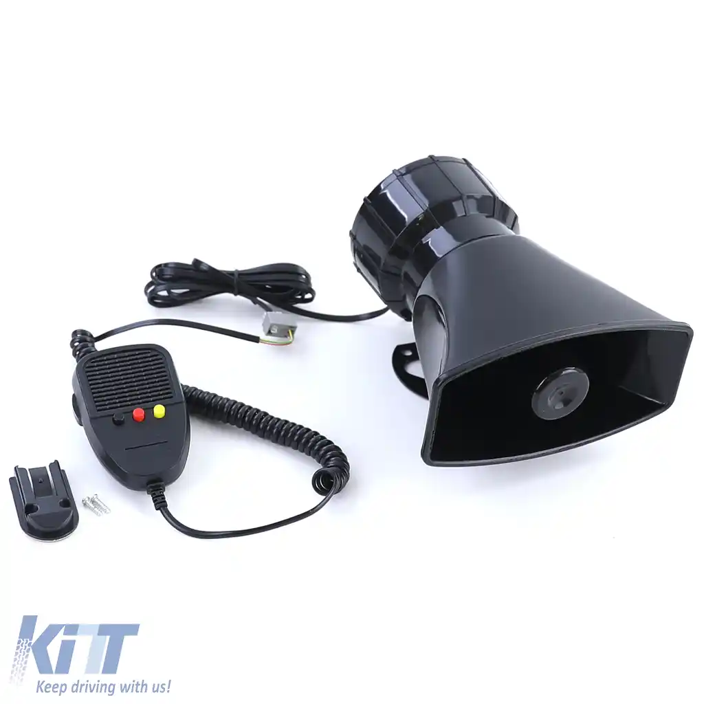 Difuzoare pentru bărci cu sirenă de poliție americană încorporată și funcție de intercomunicare-image-6191048