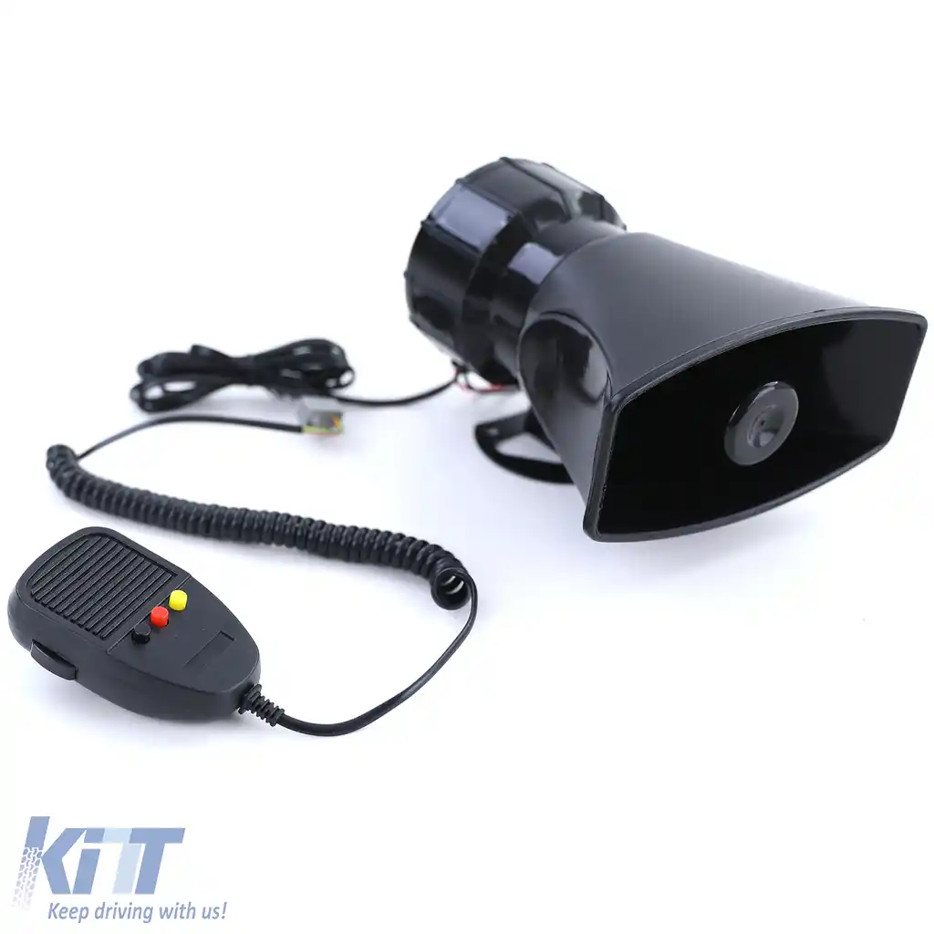 Difuzoare pentru bărci cu sirenă de poliție americană încorporată și funcție de intercomunicare-image-6191049