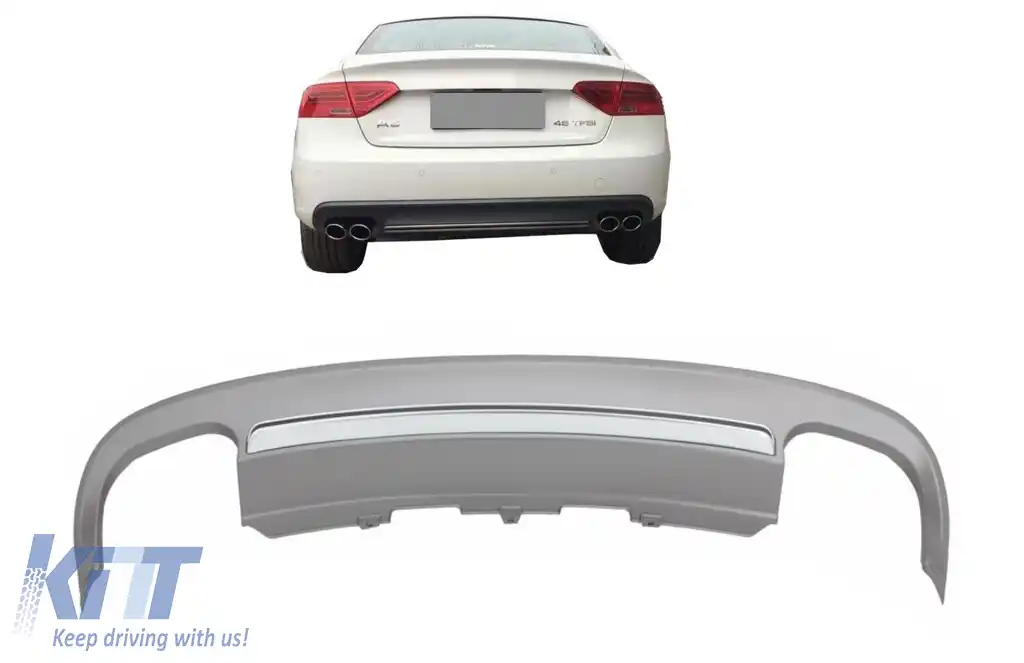 Difuzor Bara Spate compatibil cu Audi A5 8T 2 Usi Coupe/Cabriolet (2012-2015) S5 Design