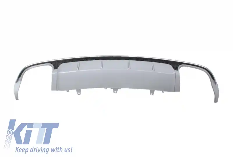 Difuzor Bara Spate compatibil cu Audi A6 4G Facelift S-Line (2015-2018) S6 Design