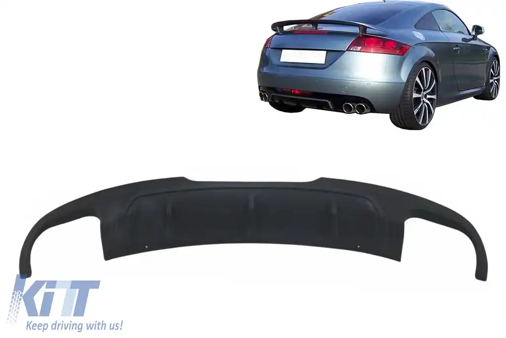 Difuzor Bara Spate compatibil cu Audi TT 8J Coupe (2006-2010) AB Design-image-6099839