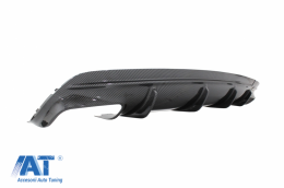 Difuzor Bara Spate compatibil cu Mercedes CLA W117 (2013-2018) Facelift CLA45 Carbon Look-image-6047489