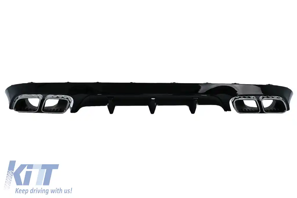 Difuzor Bara Spate compatibil cu Mercedes E-Class C238 A238 AMG Sport Line Coupe Cabrio (2016-2019) E63 Design