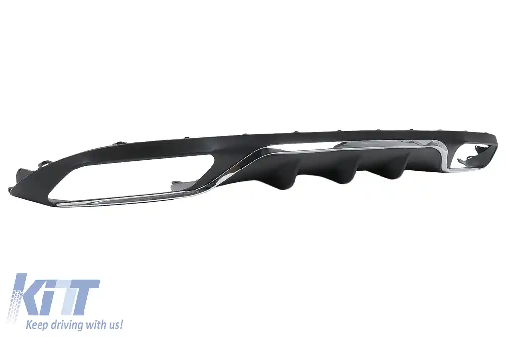 Difuzor Bara Spate compatibil cu Mercedes E-Class W213 S213 Standard (2016-2019) E63 Design Crom-image-6111994