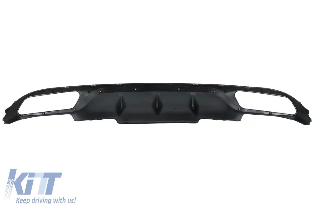 Difuzor Bara Spate compatibil cu Mercedes E-Class W213 S213 Standard (2016-2019) E63 Design Crom-image-6111997