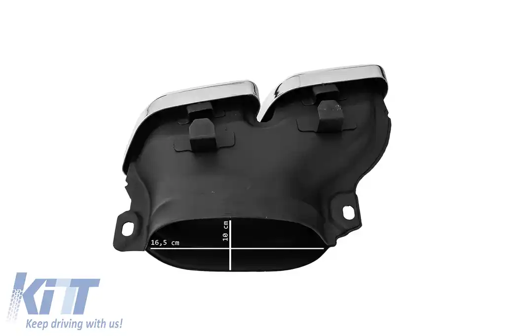 Difuzor Bara Spate compatibil cu Mercedes E-Class W213 S213 Sport Line (2016-2019) Negru Lucios-image-6126955