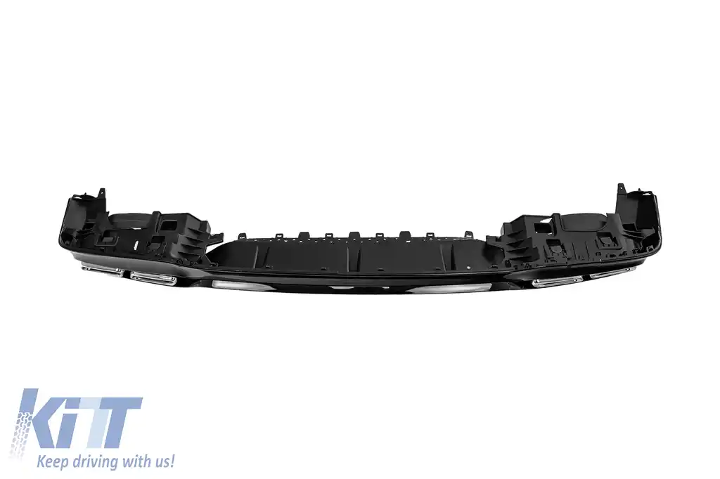 Difuzor Bara Spate compatibil cu Mercedes E-Class W213 S213 Sport Line (2016-2019) Negru Lucios-image-6126964