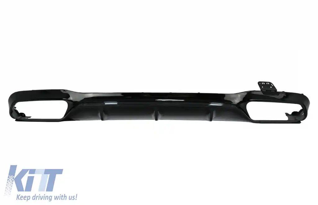 Difuzor Bara Spate compatibil cu Mercedes E-Class W213 (2016-2019) E63 Design Negru Lucios-image-6328479
