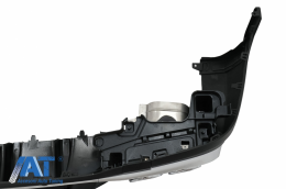 Difuzor Bara Spate compatibil cu Mercedes GLC SUV X253 Facelift (2020-) GLC43 Design Evacuare Crom-image-6084380