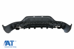 Difuzor Bara Spate compatibil cu Mercedes GLC X253 SUV (2020+) GLC43 Ornamente Tobe Crom-image-6084801