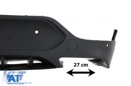 Difuzor Bara Spate compatibil cu Mercedes GLC Coupe C253 Sport Line (2015-2019) GLC63 Design-image-6087854