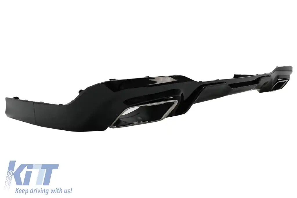 Difuzor Bara Spate cu Evacuare Dubla Crom compatibil cu BMW 2 Series F44 Gran Coupé (2020-up) M235I Design-image-6094580