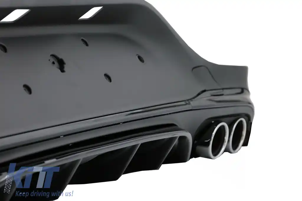 Difuzor Bara Spate cu Evacuari compatibil cu Mercedes GLC Coupe Facelift C253 (2020-up) GLC43 Design-image-6084774