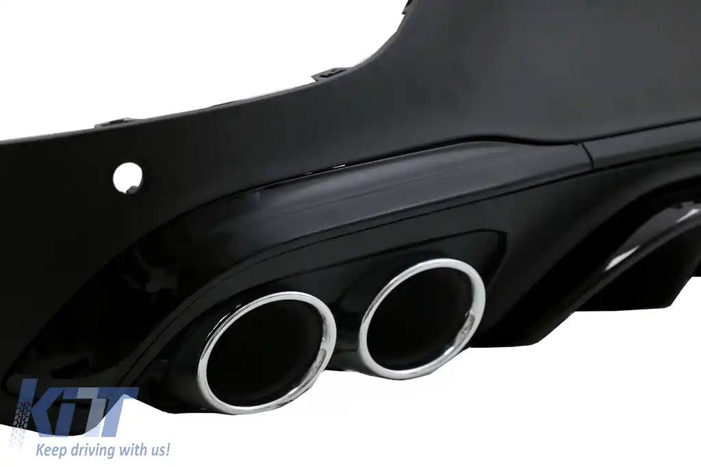 Difuzor Bara Spate cu Evacuari compatibil cu Mercedes GLC Coupe Facelift C253 (2020-up) GLC43 Design-image-6084775