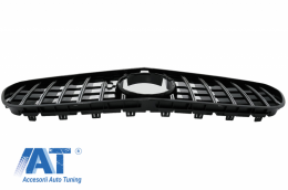 Difuzor Bara Spate cu Grila Centrala Fata compatibil cu Mercedes S-Class C217 Coupe (2014-2017) S63 GT-R Design-image-6069684