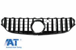 Difuzor Bara Spate cu Grila Centrala Fata compatibil cu Mercedes S-Class C217 Coupe (2014-2017) S63 GT-R Design-image-6069686