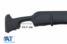 Difuzor Bara Spate cu o singura evacuare compatibil cu BMW 4 Series F32 F33 F36 (2013-) M Performance Design-image-6018561