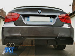 Difuzor Bara Spate Cu o Singura Evacuare compatibil cu BMW Seria 3 E90 E91 (2004-2012) M Performance Design-image-6077458