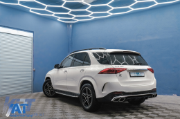 Difuzor Bara Spate cu Ornamente Evacuare Crom compatibil cu Mercedes GLE W167 SUV (2019-Up) GLE 63 Design-image-6089392